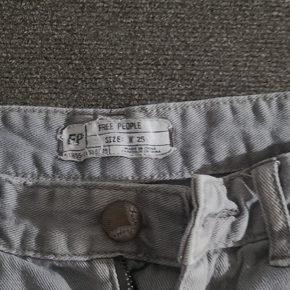 Free People Light Gray Casual Pants